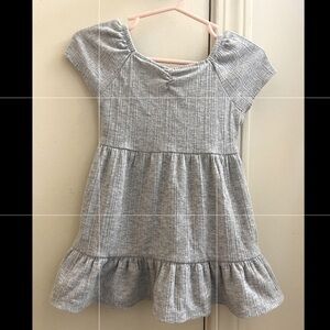 🔴6/$26🔴 Baby Girls Cat & Jack Ruffle Tiered Dress W/ Cut Out Back & Bow